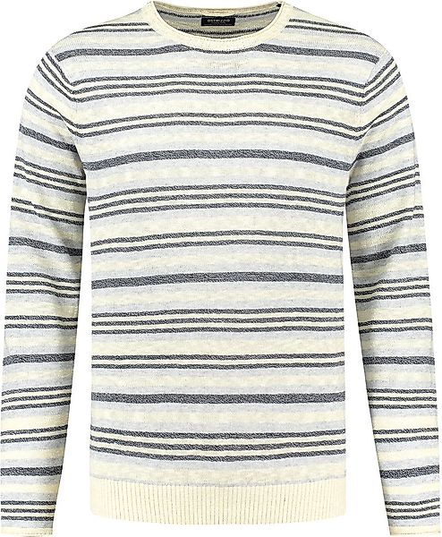 Dstrezzed Pullover Streifen Blau - Größe XL günstig online kaufen