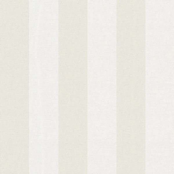 AS-Creation Vliestapete Streifen Vorgeleimt 10,05 m x 0,53 m Beige-Weiß FSC günstig online kaufen