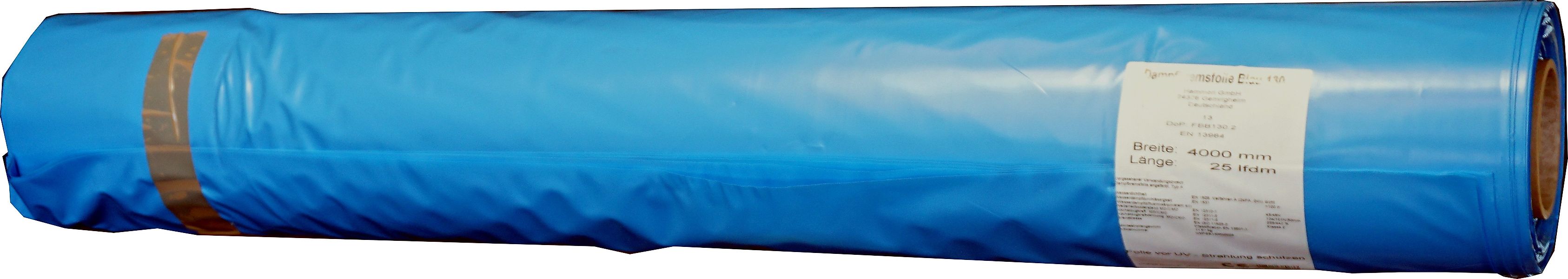 Hammerl Dampfbremsfolie PE Dampfbremse Blau 1m² günstig online kaufen
