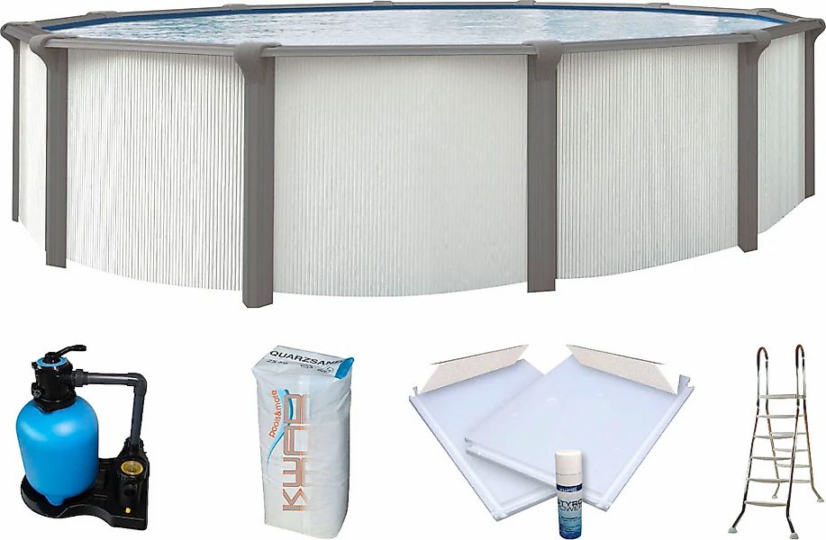 KWAD Rundpool ""Supreme" all in Premium Folie" ØxH: 460x132cm, inkl. Bodeni günstig online kaufen