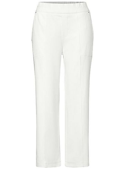 STREET ONE Stoffhose – Unifarbene 7/8-Hose mit Straight Legs und elastische günstig online kaufen