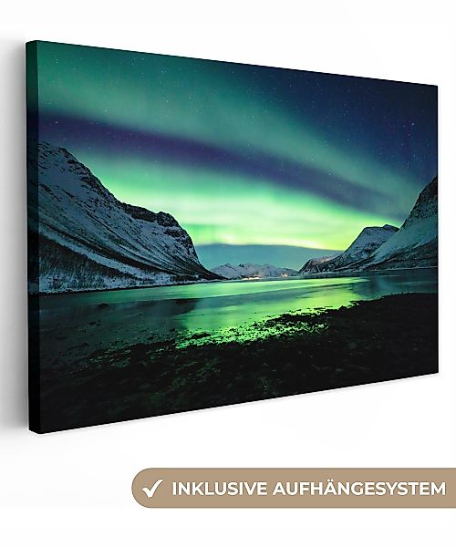 OneMillionCanvasses® Leinwandbild Nordlicht - Norwegen - günstig online kaufen