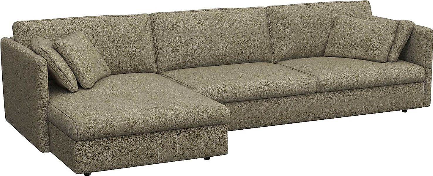 FLEXLUX Ecksofa "Lovane", Weich & anschmiegsam, große Sitztiefe auf Kaltsch günstig online kaufen