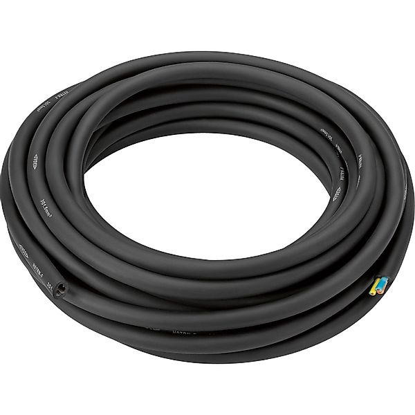 Erdkabel 3 x 1,5 mm² (H07RN-F3G1.5mm²) Schwarz 10 m günstig online kaufen