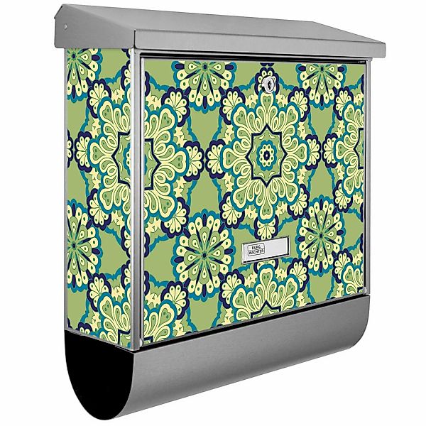 Banjado Briefkasten Edelstahl 38x39x12cm Mit Zeitungsfach Inkl. Montagemate günstig online kaufen