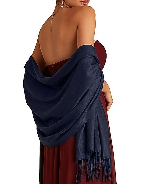 Bextsrack Modeschal Damen Schultertuch Abendkleid festlich Schal, mit quast günstig online kaufen