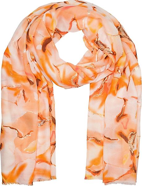 styleBREAKER Modeschal Schal Marmor Muster Metallic Akzente, (1-St) günstig online kaufen