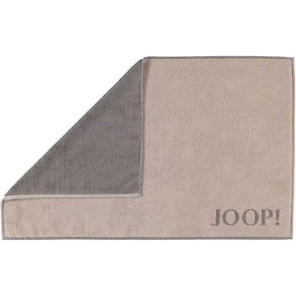JOOP! Classic - Doubleface Badematte 1600 - 50x80 cm - Farbe: Sand/Graphit günstig online kaufen