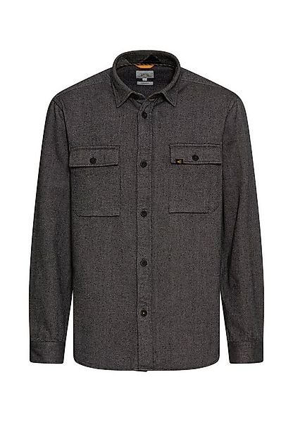 camel active Langarmhemd mit Brusttaschen Langarm Kentkragen Kentkragen günstig online kaufen