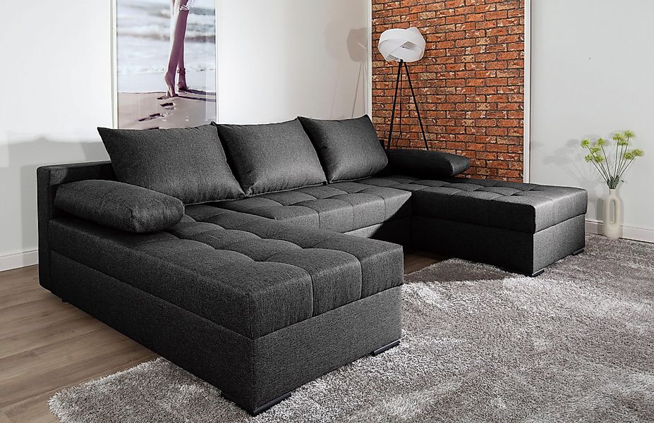 COLLECTION AB Wohnlandschaft Josy, U-Form, Schlafsofa günstig online kaufen