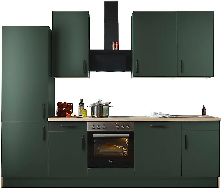 wiho Küchen Küchenzeile »"Simi", mit verstellbaren Füßen, Breite 280 cm,«, günstig online kaufen