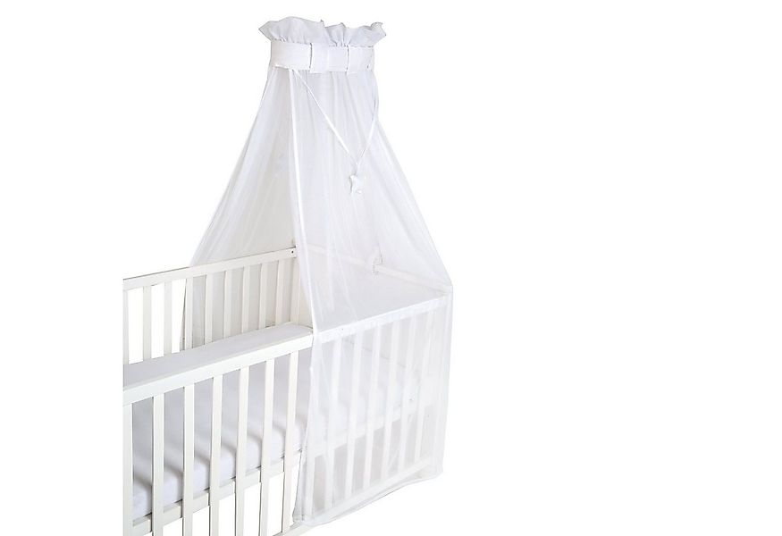 roba® Betthimmel safe asleep® – Air, weiß, Mesh-Himmel für Babybett günstig online kaufen