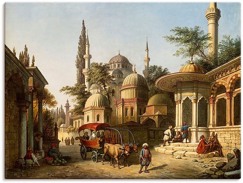 Artland Wandbild Ansicht einer Moschee in Istanbul, Gebäude (1 St), als Alu günstig online kaufen