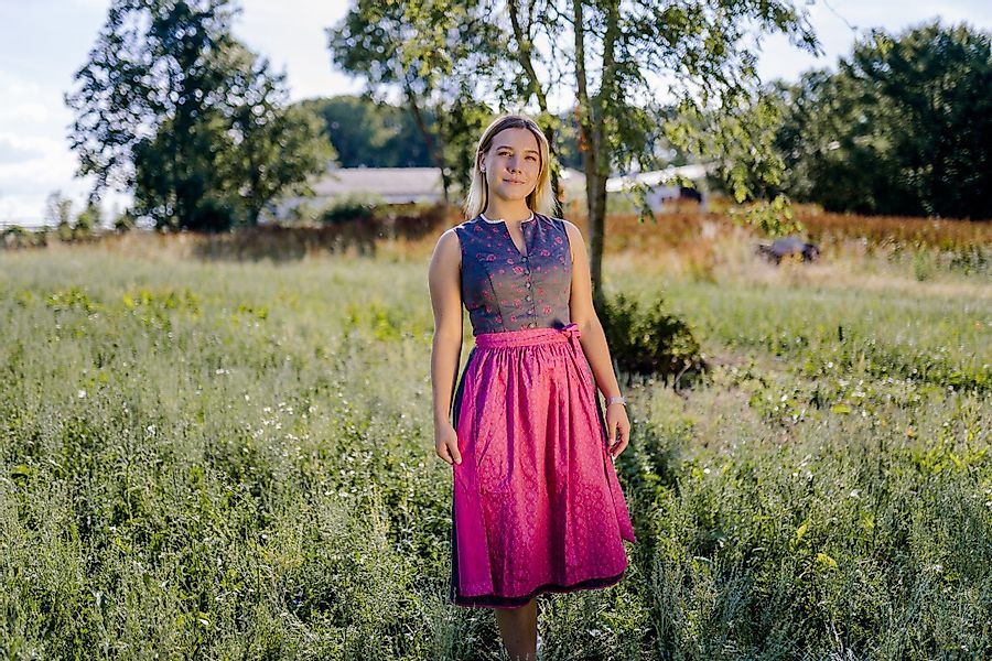 Ramona Lippert Dirndl Trachtenkleid Nadja hochgeschlossen günstig online kaufen