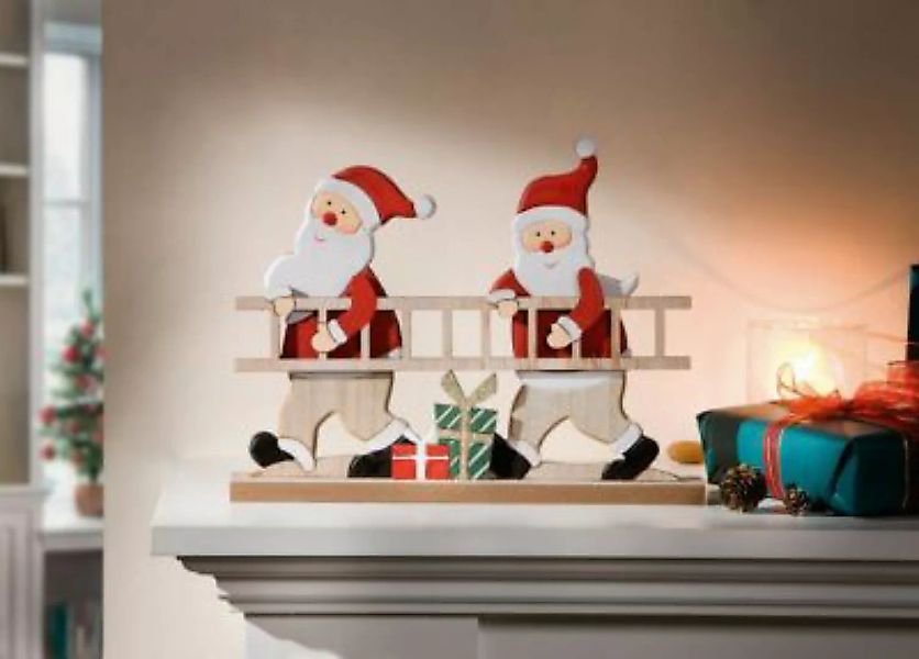 HOME Living Figur SPAR-SET 2x Santas Dekofiguren bunt günstig online kaufen
