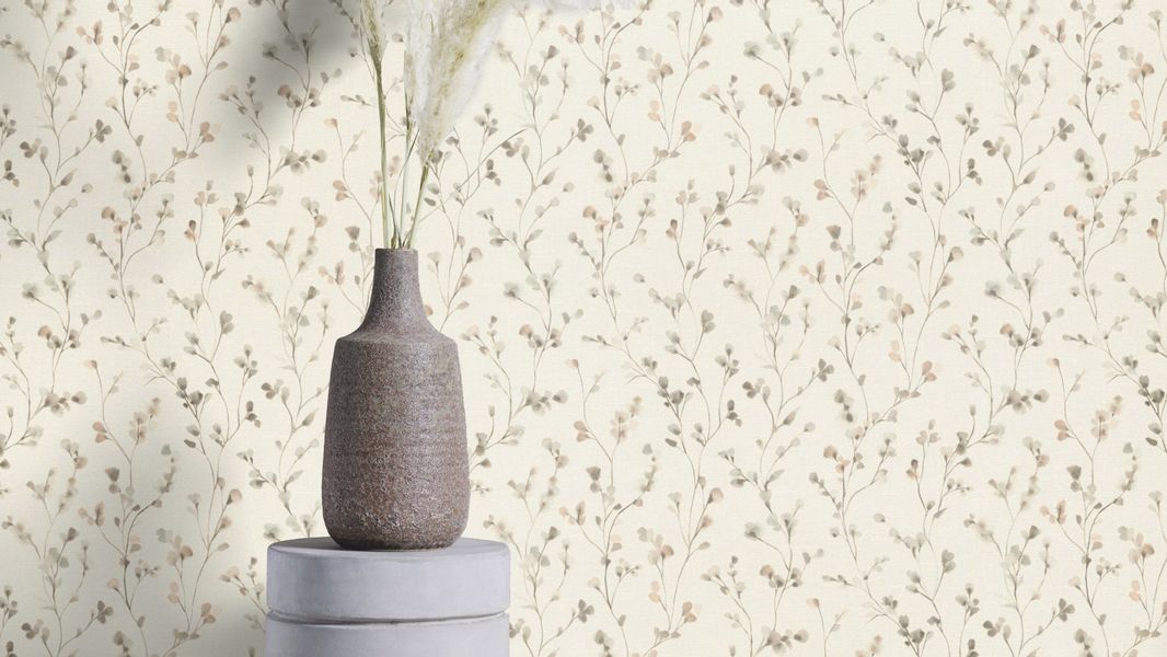 Rasch Vliestapete Vliestapete 486131 Beige-Taupe Muster günstig online kaufen