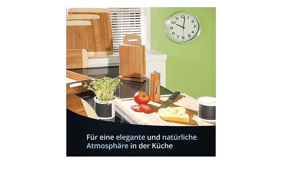 KHG Frühstücksbretter-Set  7-teilig   ¦ holzfarben ¦ Bambus ¦ Maße (cm): B: günstig online kaufen