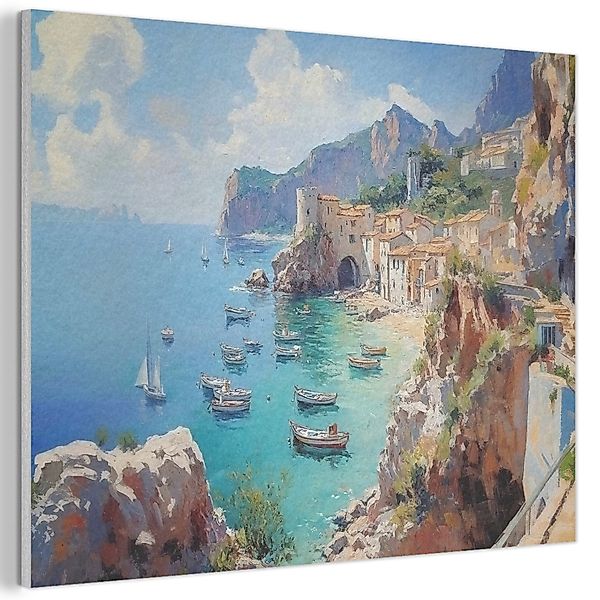 MuchoWow Gemälde Küstendorf - Malerei - günstig online kaufen