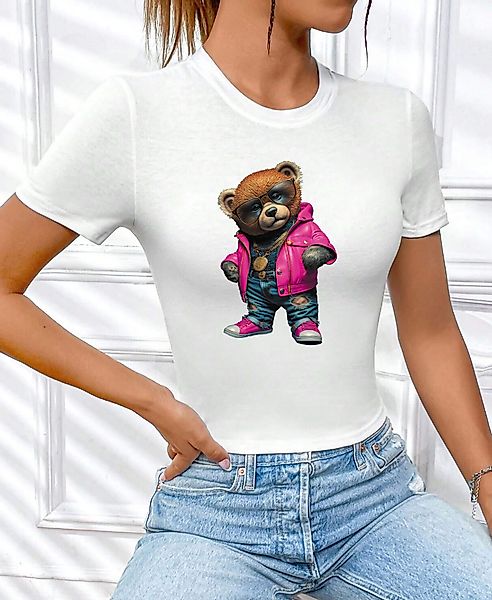 RMK Print-Shirt Damen Shirt kurzarm Rundhalsshirt günstig online kaufen