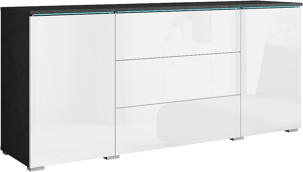 INOSIGN Sideboard "VERA, grifflos", verstellbare Einlegeböden, Wahlweise mi günstig online kaufen