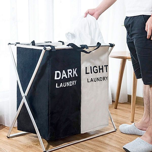 König Design Wäschesortierer faltbarer Wäschesortierer Wäschekorb günstig online kaufen