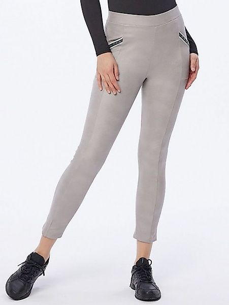 MONACO blue Lederimitathose Leggings koerpernah in Lammnappalederoptik günstig online kaufen