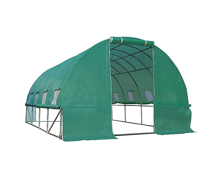 BRAST Foliengewächshaus Gewächshaus mit Stahlfundament Seitenwände aufrollb günstig online kaufen