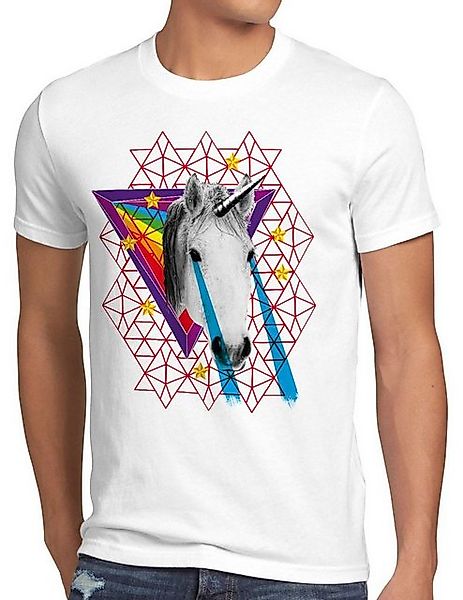 style3 T-Shirt Unicorn Laserhead Einhorn Trash regenbogen Laser 80er pop ar günstig online kaufen