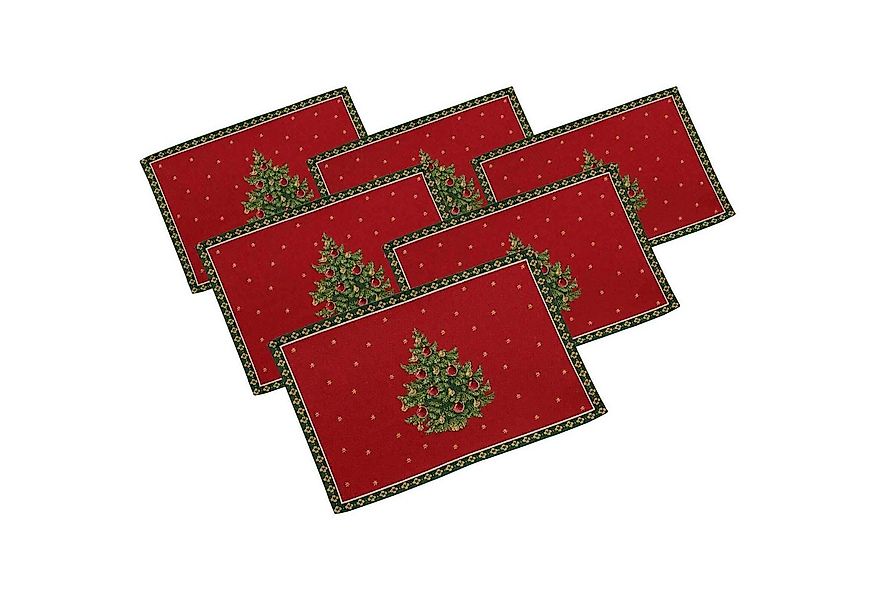 Villeroy & Boch Platzset Toy's Delight Platzset Baum 48 x 32 cm 6er Set, (6 günstig online kaufen