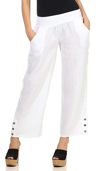 Mississhop Leinenhose Leinenhose 100 % Leinen günstig online kaufen