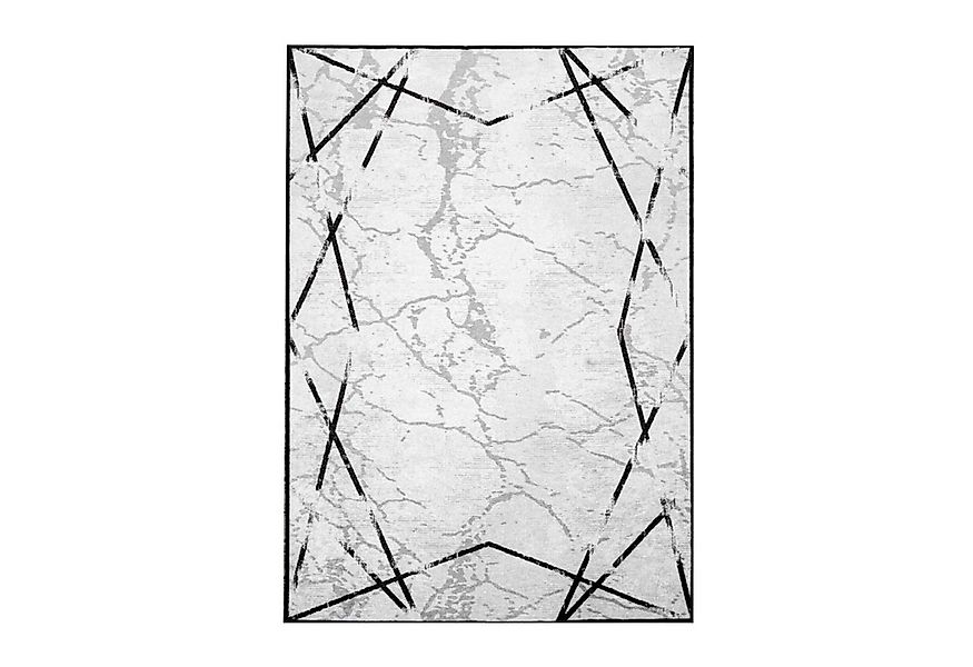 Jungengel Designteppich Marmor Grau Teppich Läufer Wohnzimmer Flur Haustepp günstig online kaufen