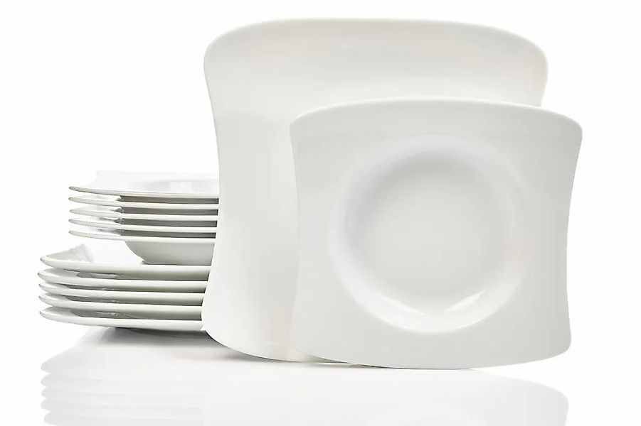 Retsch Arzberg Tafelservice "Geschirr-Set SANDY" Teller Set, weiß, Made in günstig online kaufen