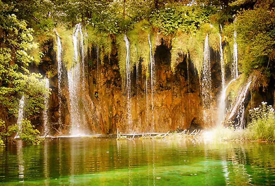 Papermoon Fototapete »Fairy Waterfall« glatt günstig online kaufen