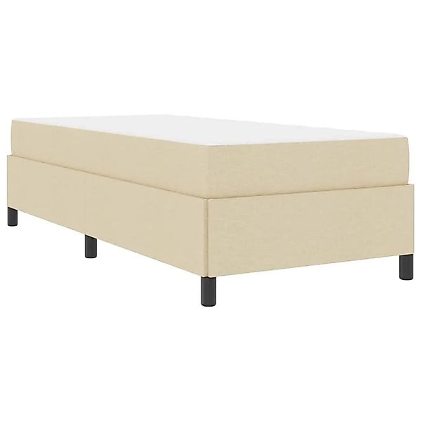 vidaXL Boxspringbett Creme 90 x 200 cm Stoff 3398834 günstig online kaufen