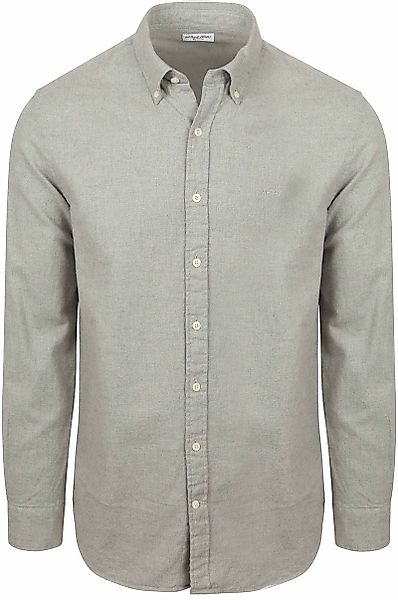 McGregor Hemd Flanell Melange Grau - Größe 3XL günstig online kaufen