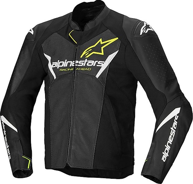 Alpinestars Motorradjacke Faster V3 Airflow perforierte Motorrad Leder-/Tex günstig online kaufen