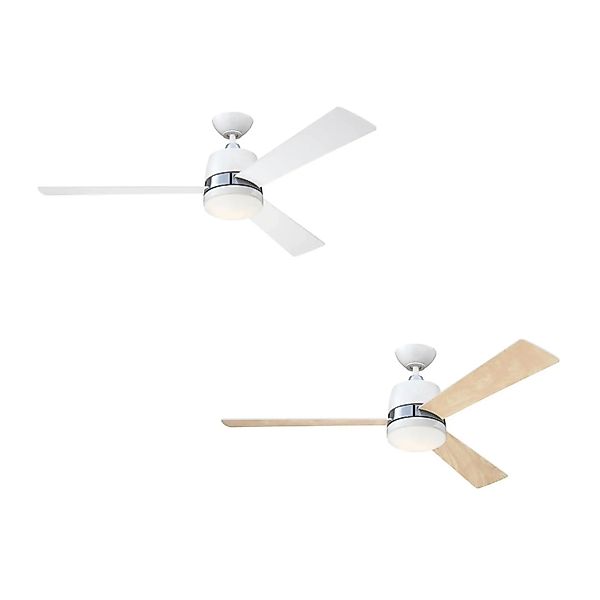WESTINGHOUSE Deckenventilator Tristan Weiß 132 cm mit Beleuchtung und Fernb günstig online kaufen