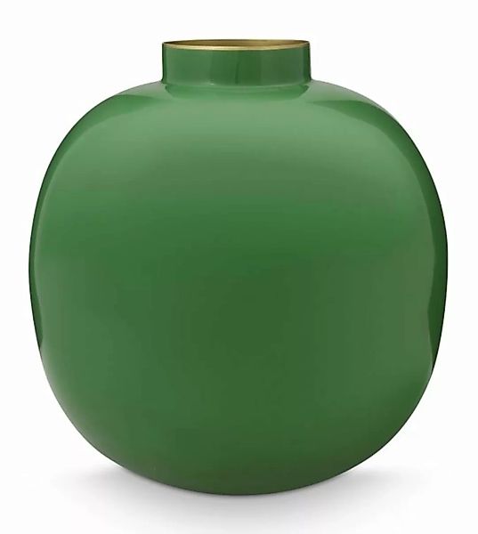 PIP STUDIO Vasen Vase Metal grün 23 cm (grün) günstig online kaufen
