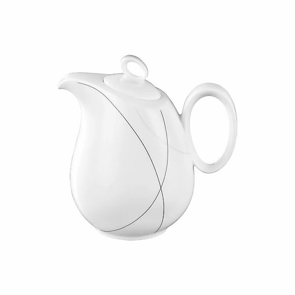 Seltmann Weiden Teekanne "Kaffeekanne Trio Highline 1,25 l weiß-grau" günstig online kaufen