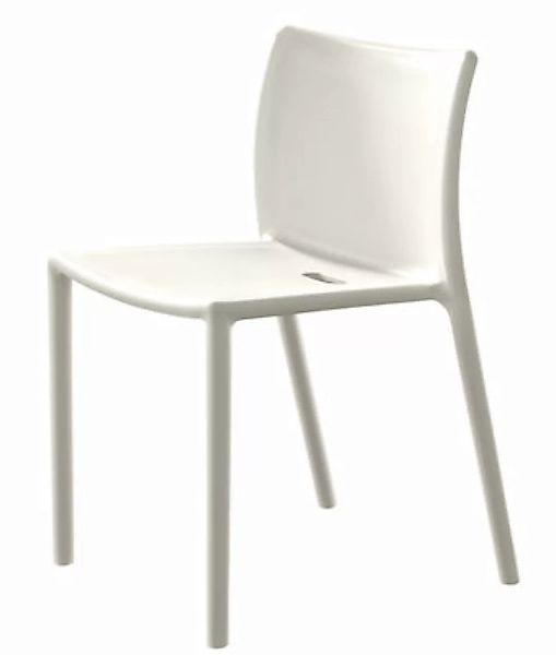 Stapelbarer Stuhl Air-chair plastikmaterial weiß - Magis - Weiß günstig online kaufen