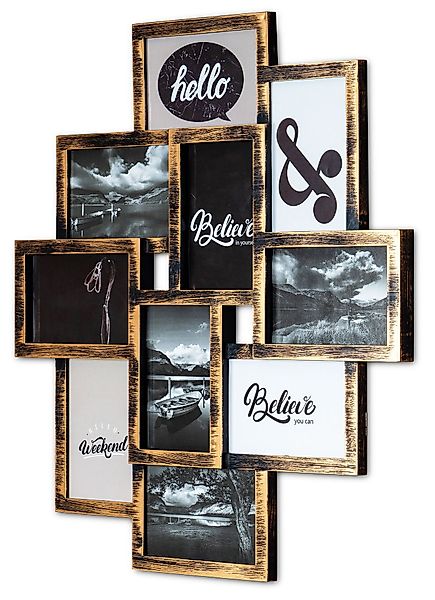 Levandeo® Bilderrahmen Collage, levandeo Bilderrahmen Collage günstig online kaufen