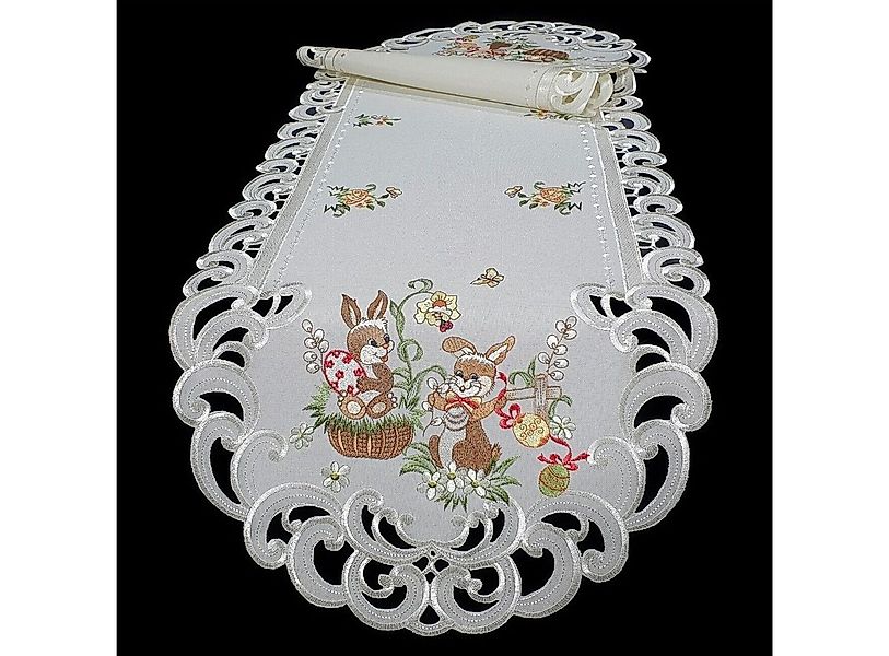 Brilliant Tischdecke Ostern / Tischdecke / #8983 / Tischwäsche / Beige, Ost günstig online kaufen
