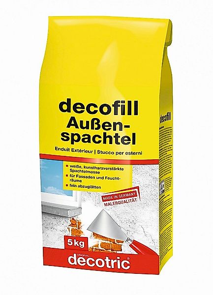 decotric® Spachtelmasse decofill kunstharzverstärkte Außenspachtel, 5 günstig online kaufen