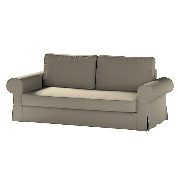 Bezug für Backabro 3-Sitzer Sofa ausklappbar, beige-grau, Bezug für Backabr günstig online kaufen
