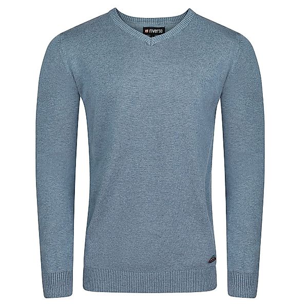 riverso Sweatshirt Herren V-Neck Pullover RIVEmil günstig online kaufen