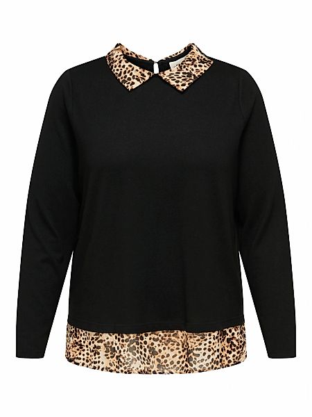 ONLY CARMAKOMA Blusenshirt "CARALBA LS MIX TOP JRS" günstig online kaufen