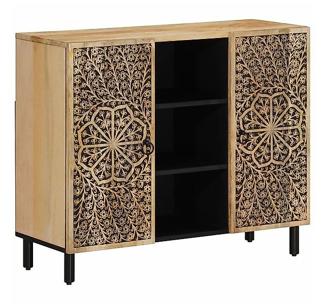 vidaXL Beistellschrank Beistellschrank 90x33x75 cm Massivholz günstig online kaufen