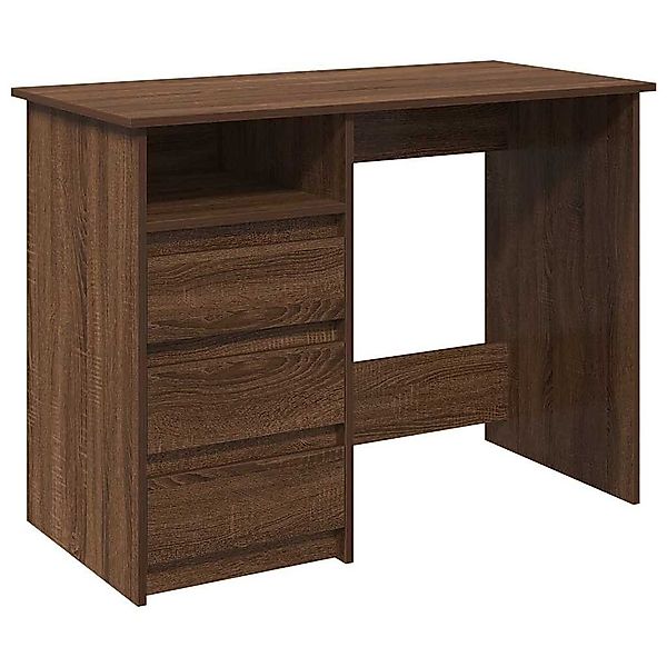 vidaXL Schreibtisch Schreibtisch Braun Eichen-Optik 102x50x75 günstig online kaufen