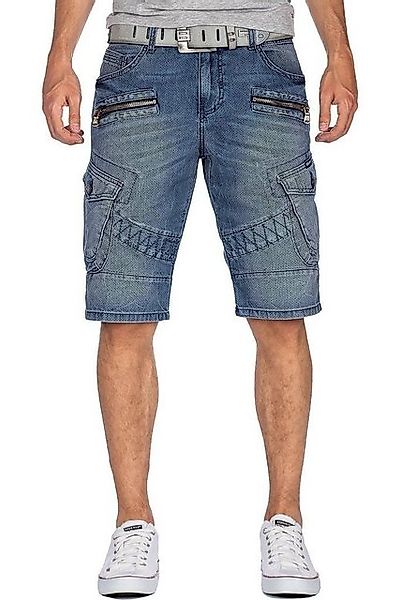 Cipo & Baxx Jeansshorts Kurze Hose BA-CK178 mit Zippern und Seitentaschen günstig online kaufen