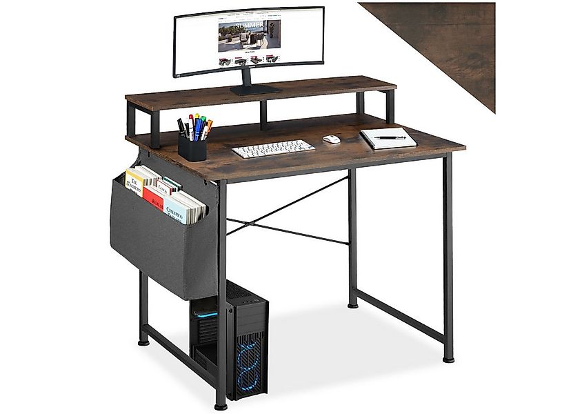 tectake Schreibtisch Thornton (1-St., 1 tlg), Funktionaler Schreibtisch mit günstig online kaufen